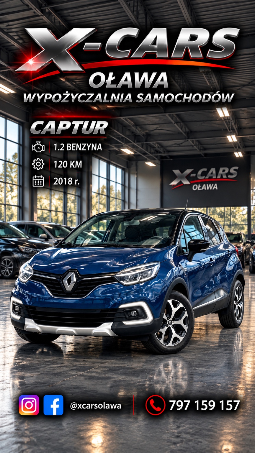 Plakat samochodu: Renault Captur