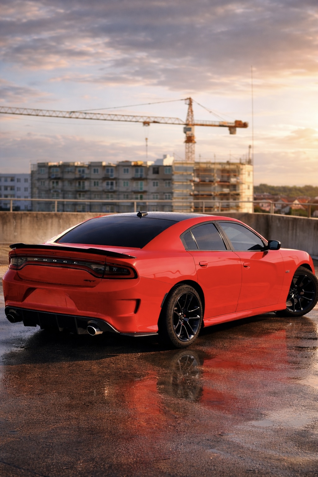 Dodge Charger SRT Scat Pack — tył i bok samochodu