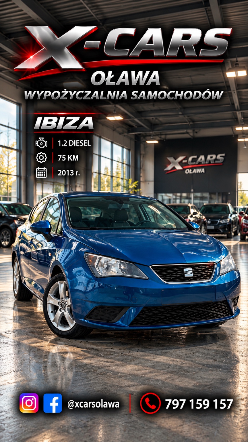 Plakat samochodu: SEAT Ibiza