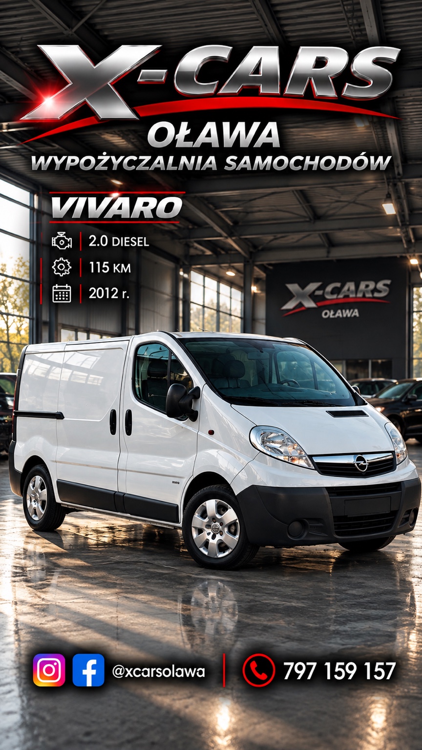 Plakat samochodu: Opel Vivaro